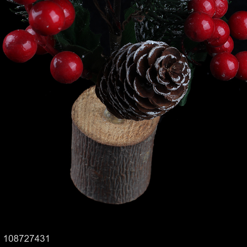 Hot selling artificial Christmas tree centerpices for dining room decoration