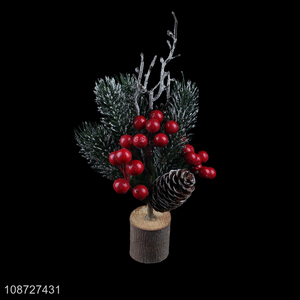 Hot selling artificial Christmas tree centerpices for dining room decoration