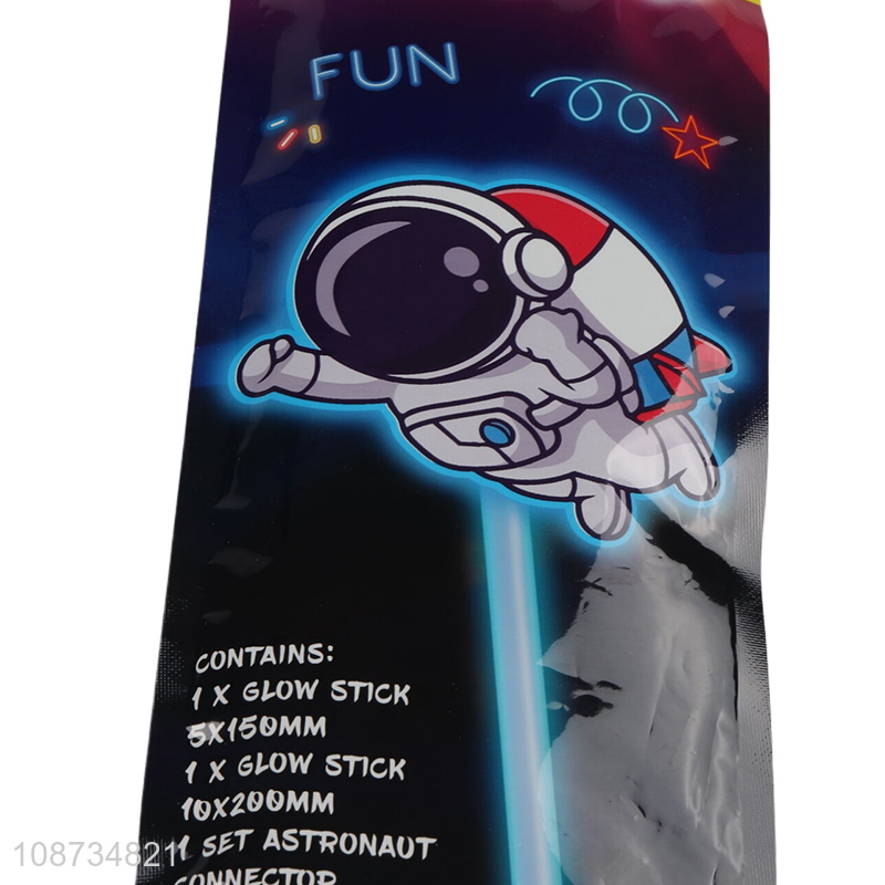 Best quality party decoration astronaut glowing stick toys for sale