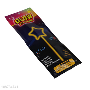 Top selling party supplies neon light glowsticks star glow sticks