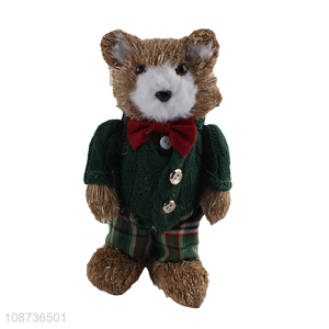 Best selling bear christmas doll birthday gifts doll wholes