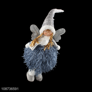 Best selling christmas tree hanging angel shape doll decoration wholesale