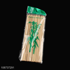 Wholesale natural disposable bamboo sticks skewers for fruits & appetizers
