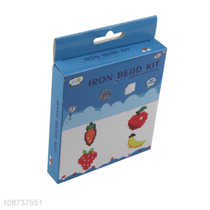 Good quality fruit series children ironing bead kit educational diy toys