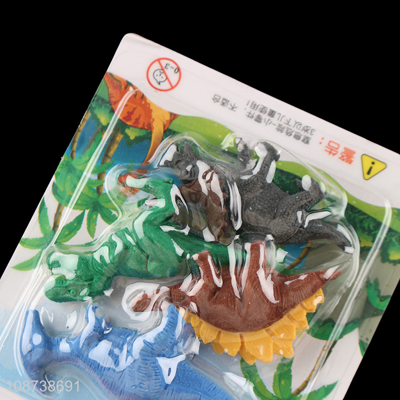 Popular product 3D animal erasers dinosaur erasers for classroom