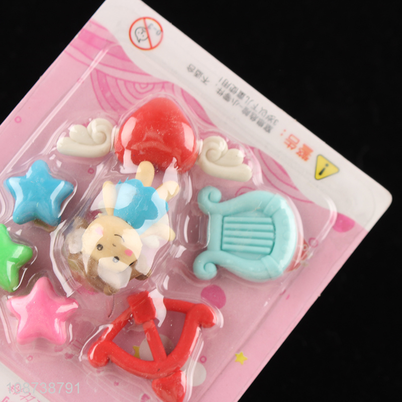 Online wholesale 3D cute erasers kids students school stationery