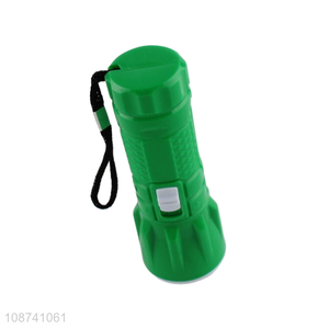 Wholesael led light-up toy mini led flashlight with button battery