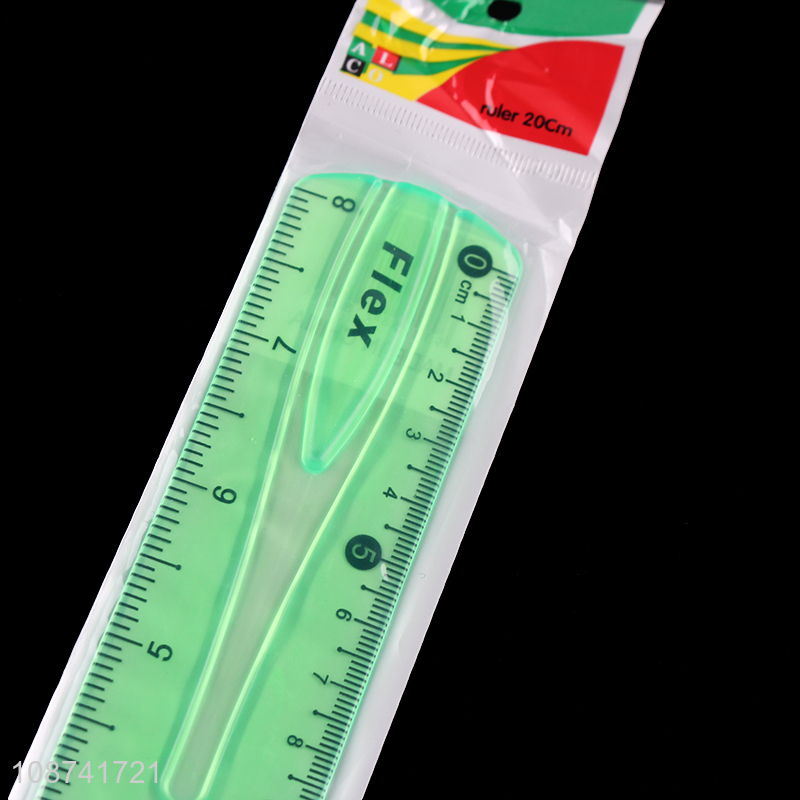 Yiwu factory plastic students straight ruler drafting supplies for sale