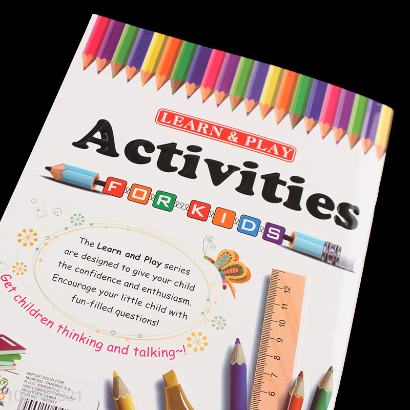 Hot items kids early education activities book for sale