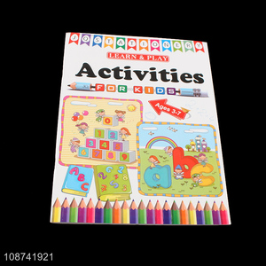Hot items kids early education activities book for sale