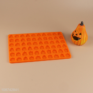 Most popular pumpkin silicone mini cookies mold candy chocolate mould