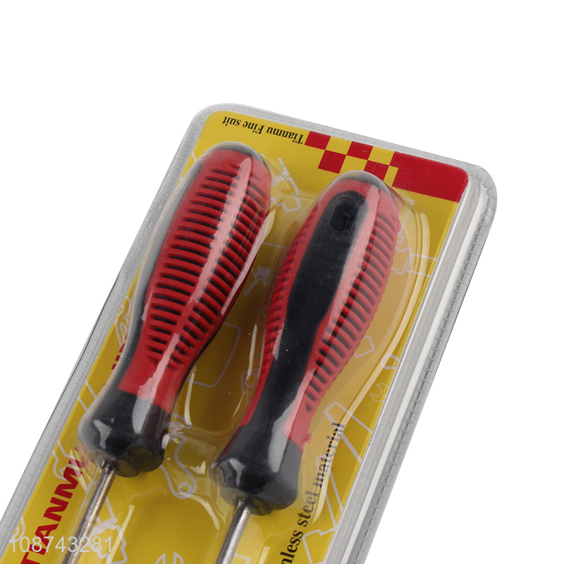 Wholesale phillips and flat head screwdriver set for fastening and loosening