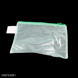Good quality A5 waterproof file bag zippered plastic file pouch