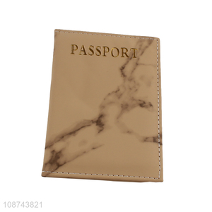 China wholesale pu leather passport holder passport wallet