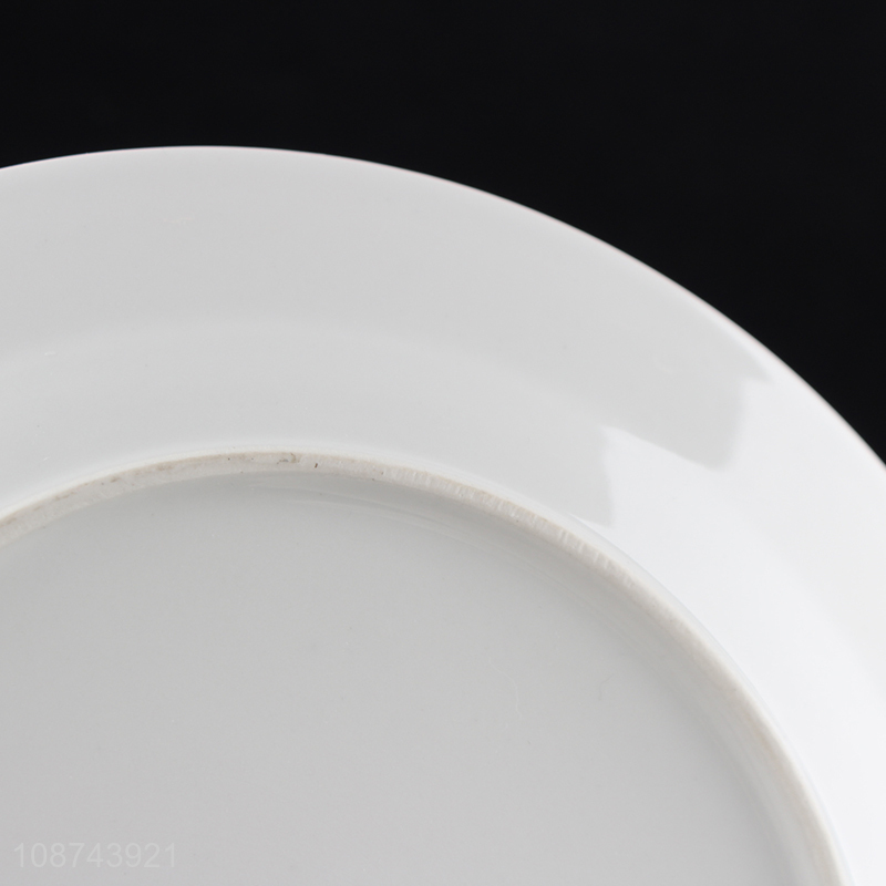 Wholesale Christmas theme ceramic plates porcelain salad plate