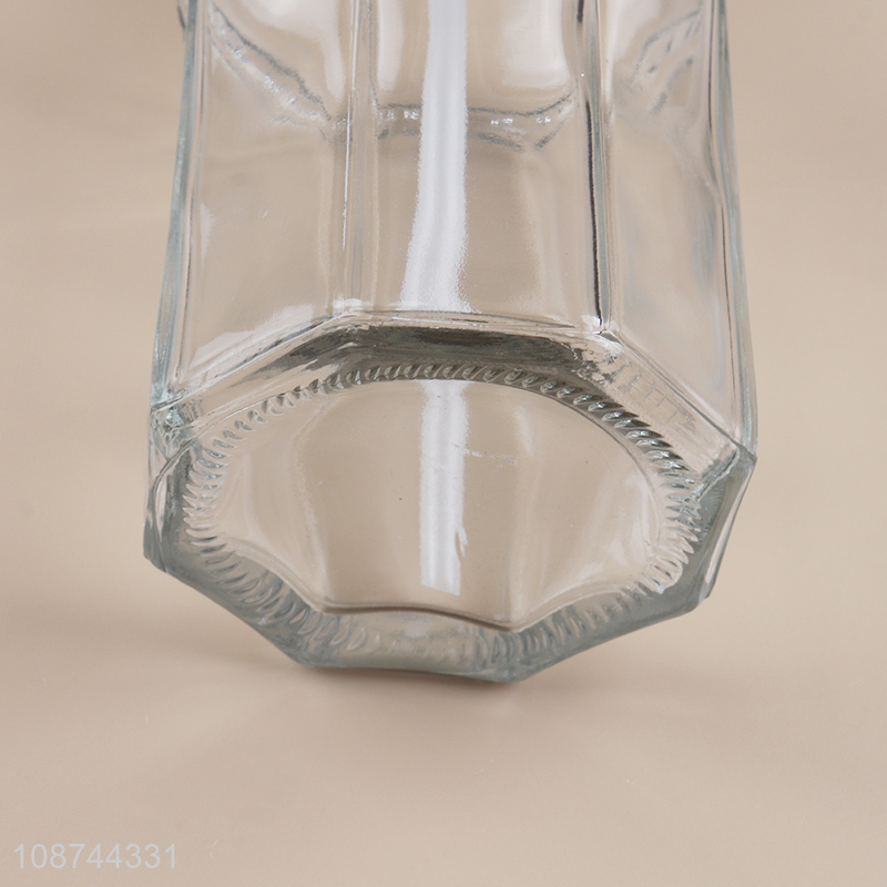 Top products transparent glass liquid soap dispenser bottle for bathroom