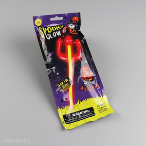 Hot selling halloween series children glowing toys glowing trident toys