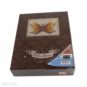 Good quality butterfly cover 100pcs family baby <em>photo</em> <em>album</em> for sale