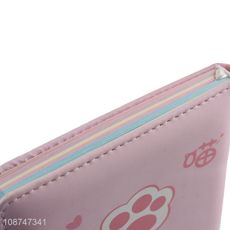 Top selling cartoon pink hardcover book appointment book diary book for sale