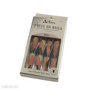 Long Stiletto Handmade Press On Nails False Nails