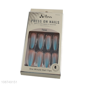 Factory Wholesale Fashion Press-On Nails False Nails