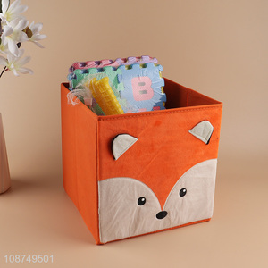 Hot products cartoon fox toys storage bin sundries storage bin
