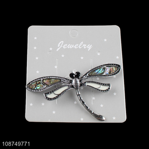 New products vintage dragonfly brooch pin insect brooch for men women