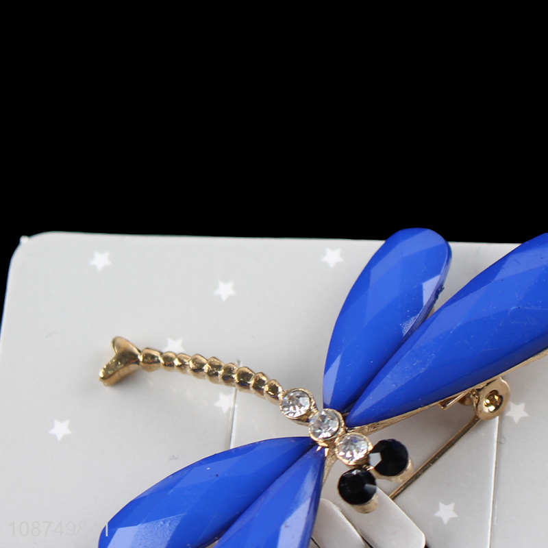Online wholesale dragonfly shaped brooch animal brooch pin for women