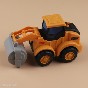 Wholesale plastic kids vehicle model toy engineering truck toy