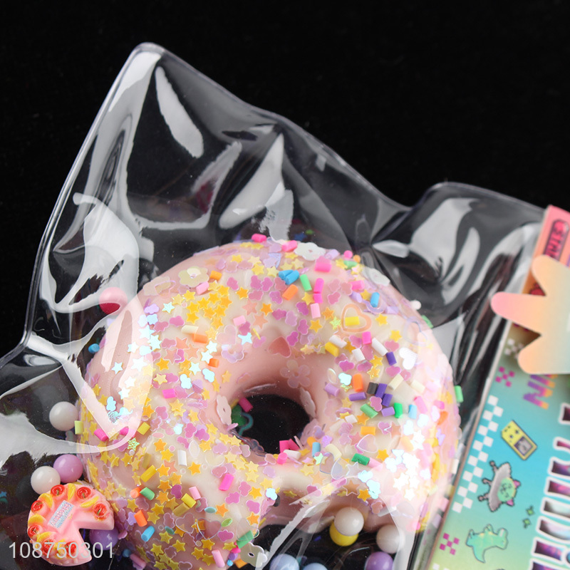 New arrival soft slow rising anti-stress donut squeeze toy