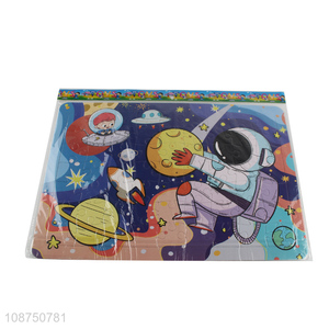 Factory Supply DIY Coloring Spaceman Jigsaw Puzzle Toy