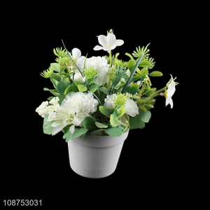 China imports artificial flower potted fake plant for tabletop decor