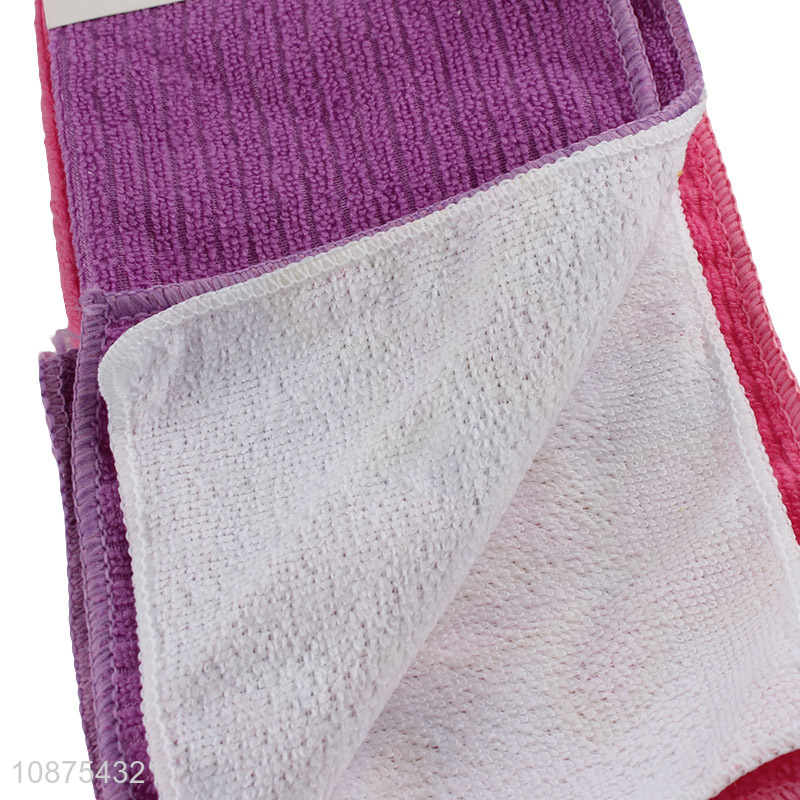 Wholesale kitchen bathroom cleaning towels super absorbent microfiber cleaning cloths