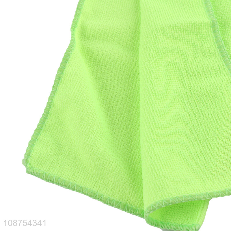 Wholesale strong water absorption microfiber cleaning cloths kitchen cleaning towel