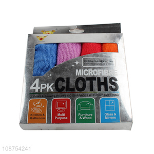Hot selling multi-purpose super absorbent microfiber cleaning cloths for furniture