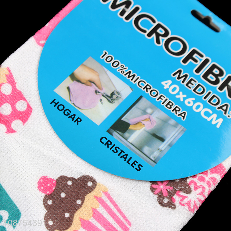 New product soft super absorbent microfiber kitchen cleaning cloths dish towel