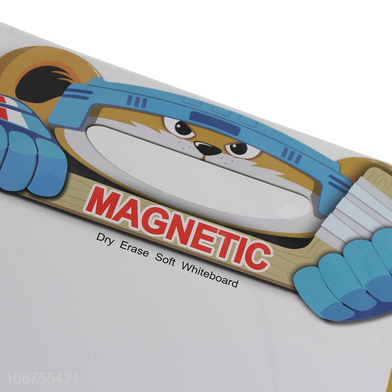 China wholesale cartoon kids soft magnetic whiteboard
