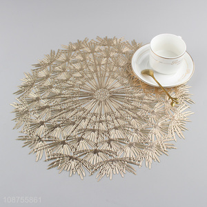 New product reusable anti-slip hollow out placemat for wedding anniversary