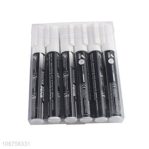 Wholesale 6 pieces window marker pens liquid chalk pens for <em>marking</em>