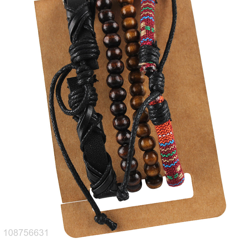 Hot sale handmade woven beaded bracelets for men women