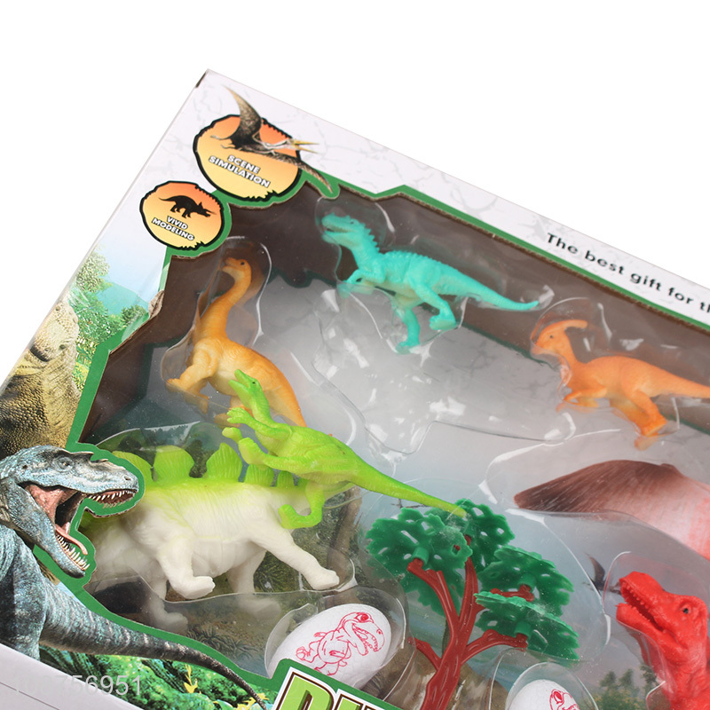 Top quality 12pcs kids gifts dinosaur model toys set for sale