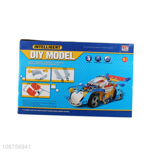 Hot items children intellectual self-assembly racing car toys