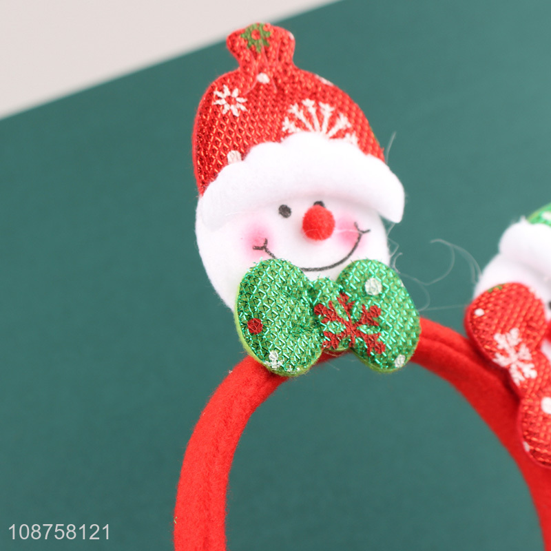 China factory christmas gifts snowman hair hoop hair accessories