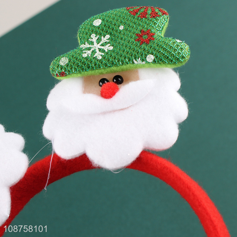 Top quality santa claus hair hoop for christmas supplies