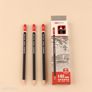 China Imports 12 Pieces HB Graphite Sketch Pencils for Beginners