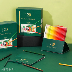 Wholesale 120 colors advanced colored pencils for drawing coloring
