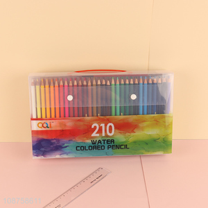 Wholesale 210 colors water soluble color pencils for drawing coloring