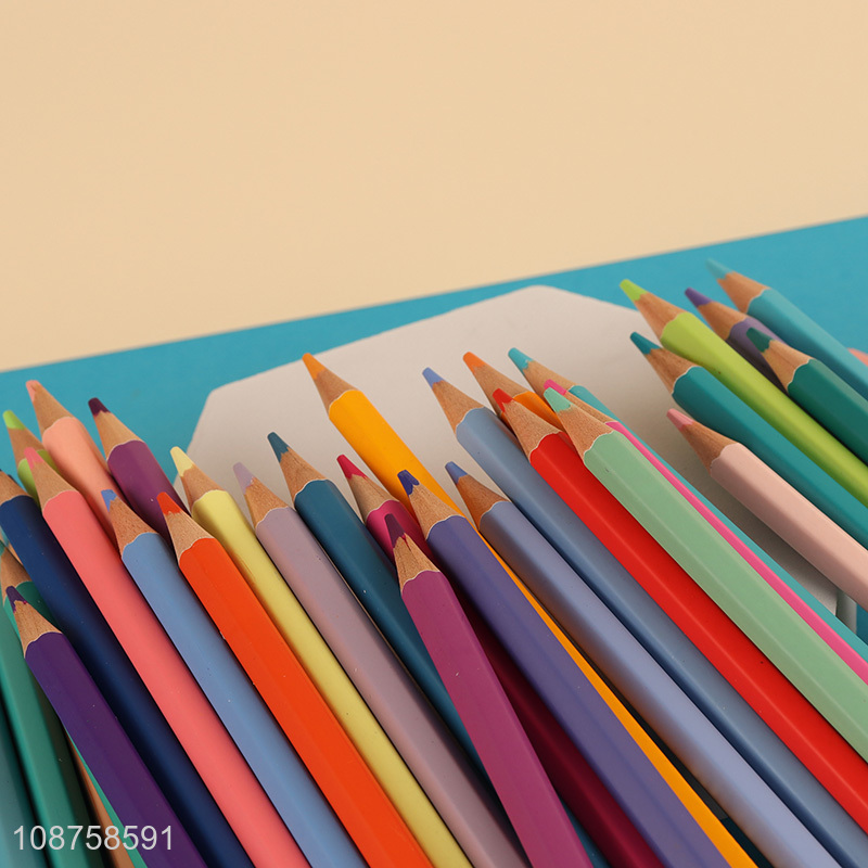 Wholesale 48 colors pastel colored pencils sketch drawing pencils