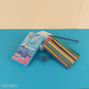 Hot selling 24 colors pastel colored pencils for coloring and painting