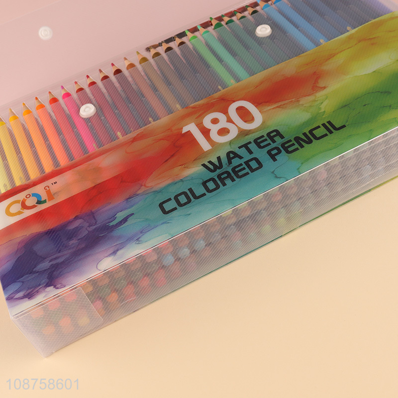 Professional 180 colors water soluble color pencils for kids adults